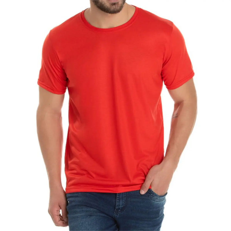 Kit com 10 Camisetas Básicas Masculinas - Colorido